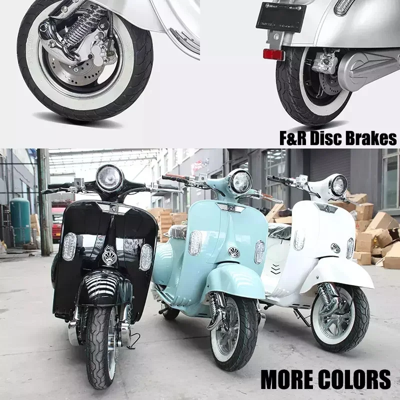 

Krono Wild EEC COC 2000W 72V Battery Motorbike Smart Retro Stylish Holland Italian Roma Swan Elektro Moped 2000w Electric