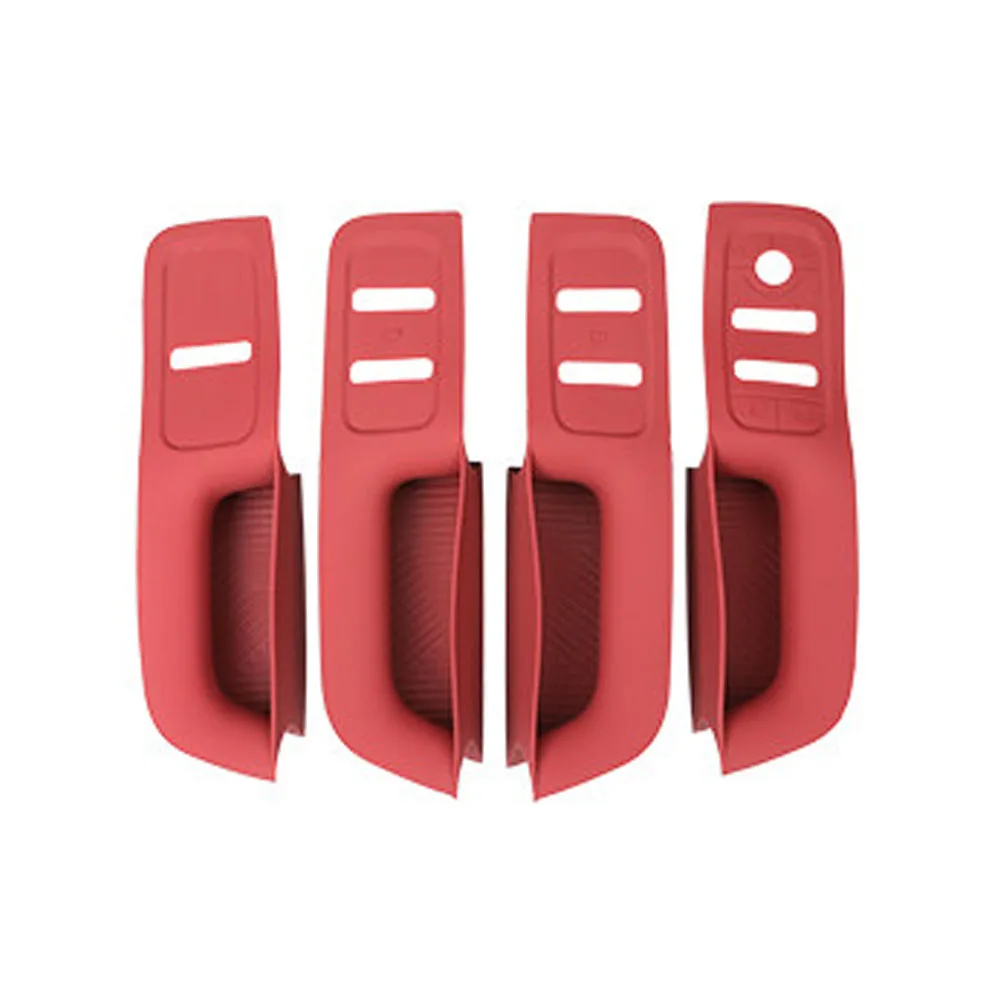 4 Pcs Fit For GEELY ZEEKR 8X 2026 2027 Silicone Pad For Door Handle Automotive Supplies Window Lift Button Panel Protective Pad