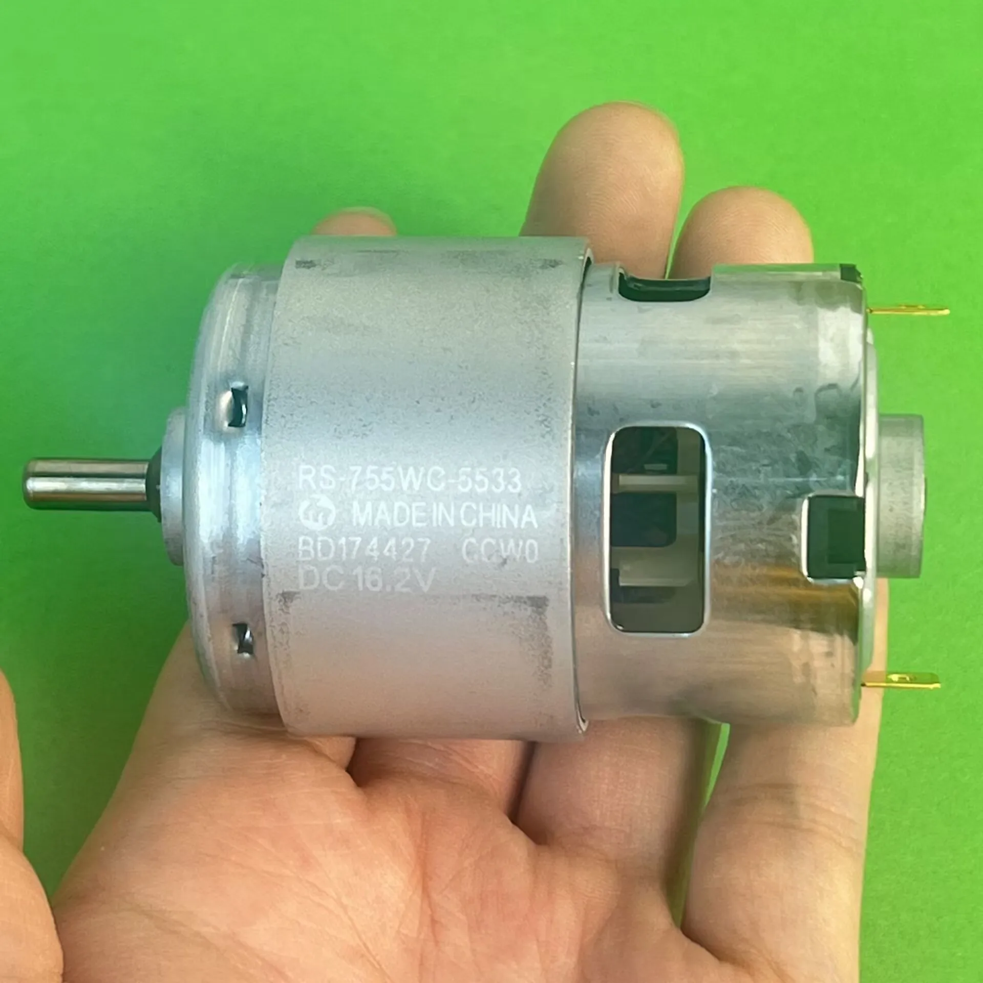 RS-755WC-5533 Двигатель постоянного тока 16,2 В-24 В-36 В 18500 об/мин Высокоскоростной большой крутящий момент для электрической дрели, циркулярной пилы