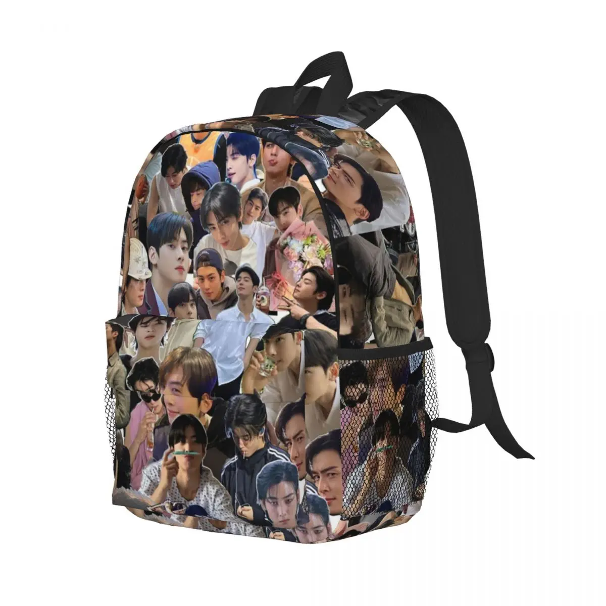 

Рюкзак Cha EunWoo Kpop Astro, студенческая сумка для книг для мальчиков и девочек, детская школьная сумка, компьютерные сумки на плечо для мужчин и женщин