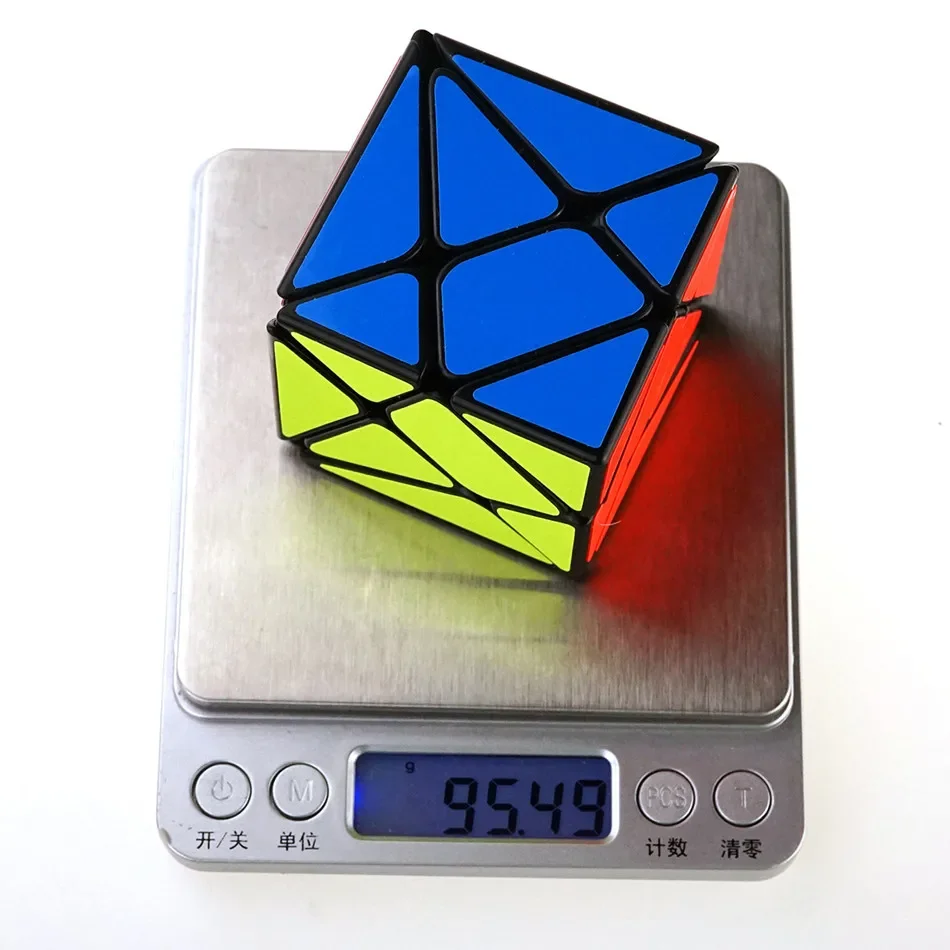 YongJun YJ Axis Magic Cube Change Irregularly Jinggang Speed Cube with Frosted Sticker 3x3x3 Puzzle Toy Gift for Children Kids