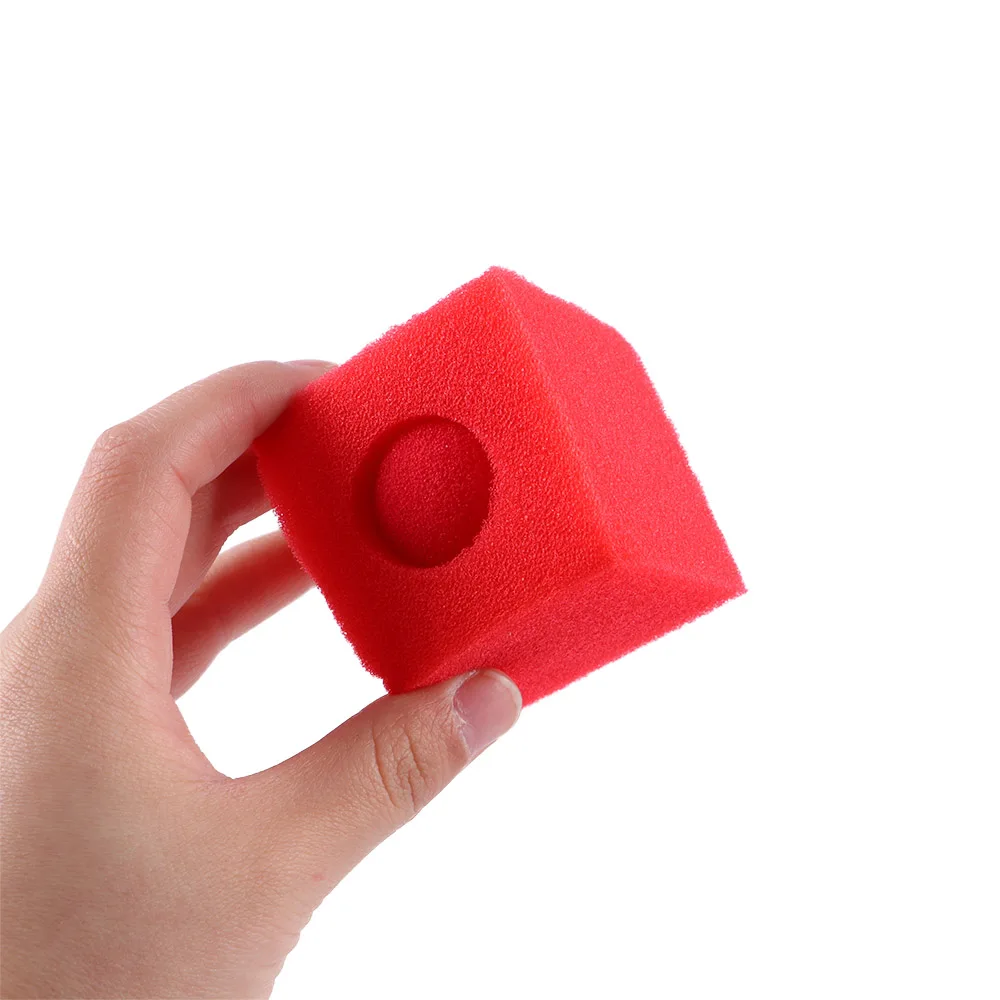 Red Ball Magic Square Sponges Props Set Funny Gadgets Magic Show Street Stage Close up Magic Tricks Props