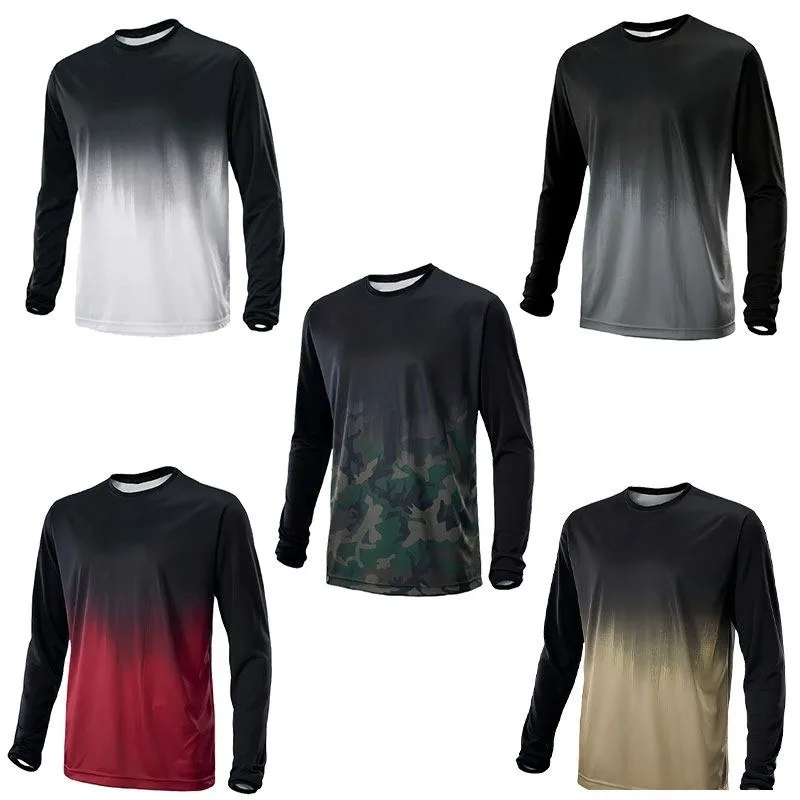 

Мотоциклетный, велосипедный, мужской костюм для бездорожья с длинными рукавами, регулирующий скорость, дышащий и комфортный для активного отдыха