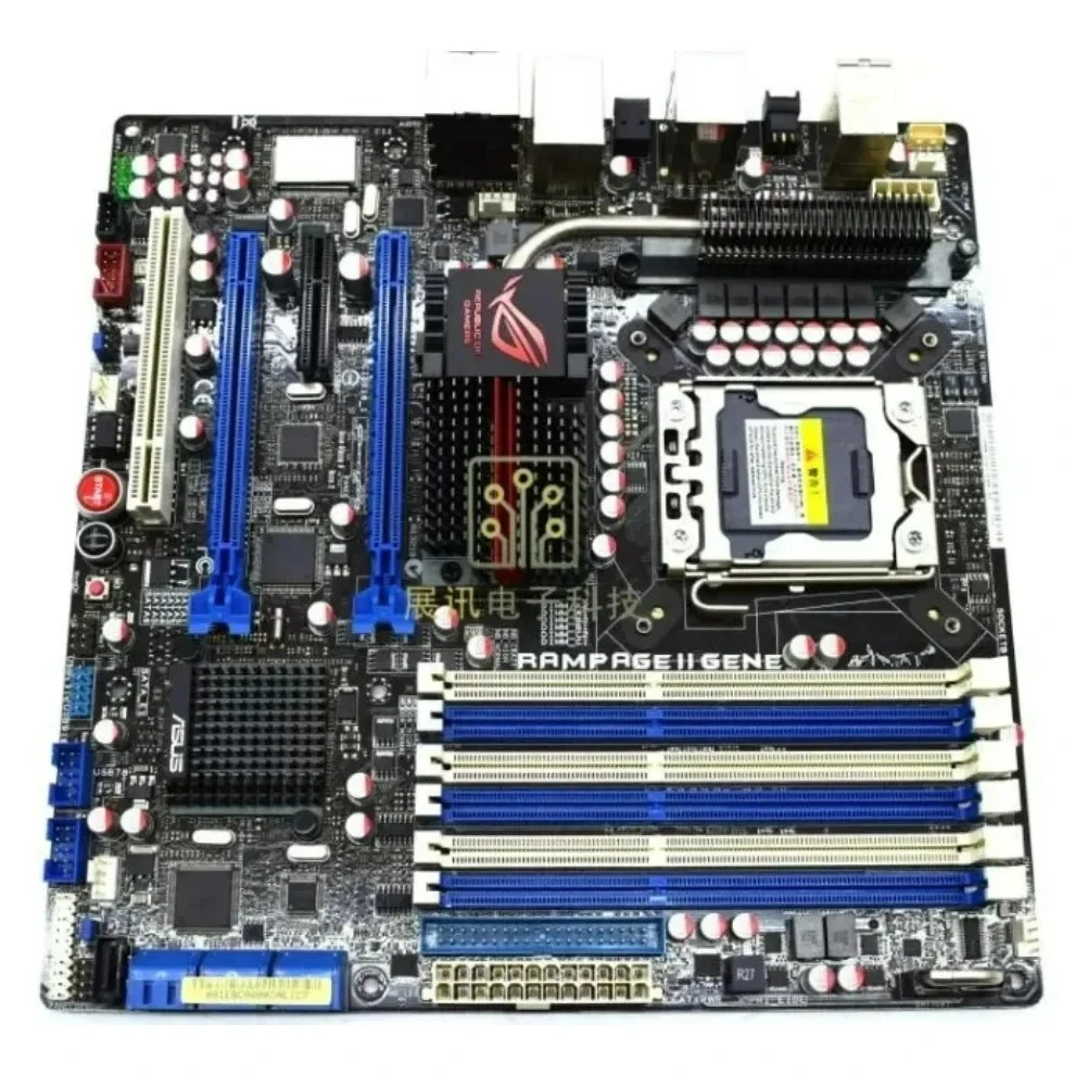 For ASUS players Nation Rampage II III Gene R2G R3G 1366 pin X58 main board CG5290  (store code: 0730)