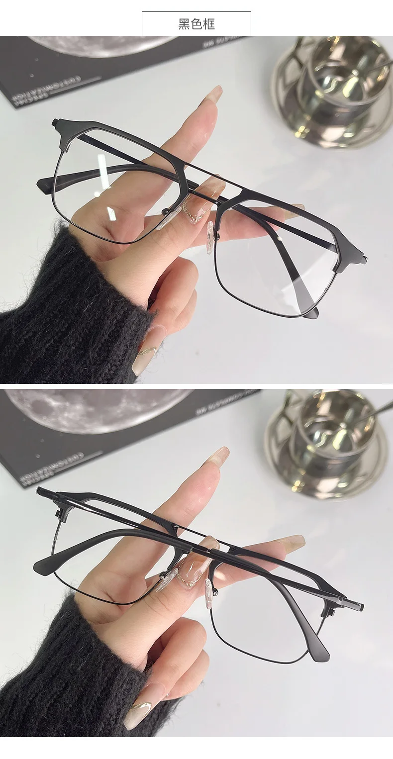 Shatar neue Lesebrille Männer Anti Blaulicht High Definition großen Rahmen mittleren Alters ältere Frauen Mode hochwertige – Detail 13