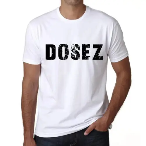 ULTRABASIC Homme Tee-Shirt Dosez Dosez T-Shirt Graphique Éco-Responsable