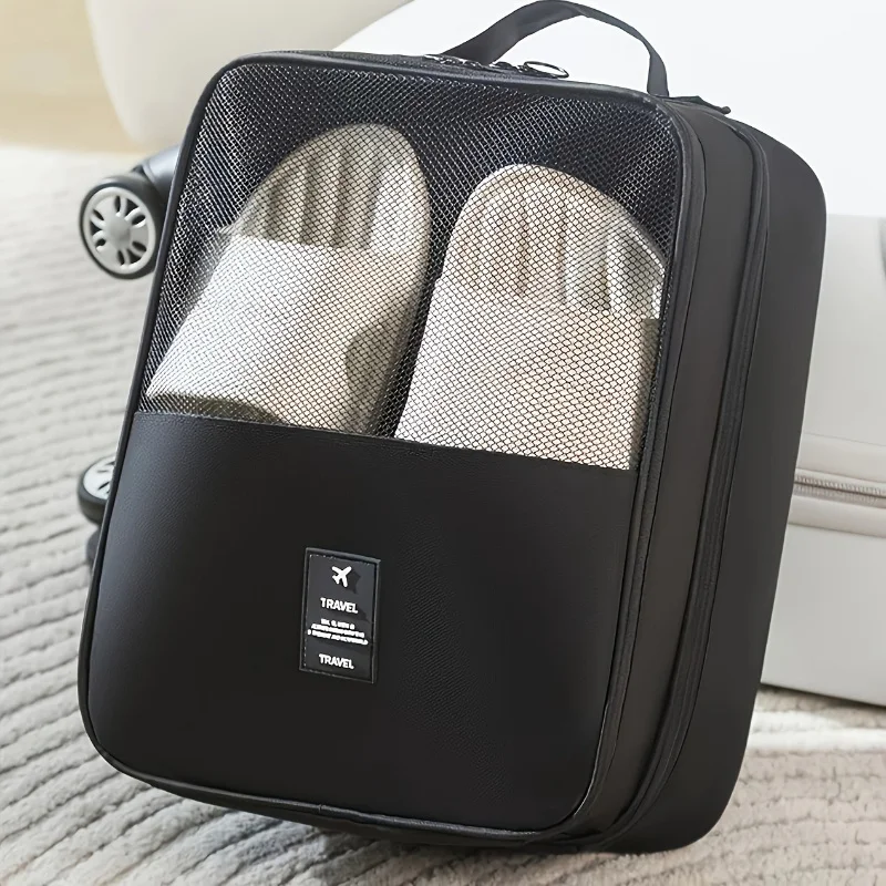 Travel Shoe Storage Bag -  Large Capacity, Multi-Functional, Machine Washable, Space-Saving Luggage
