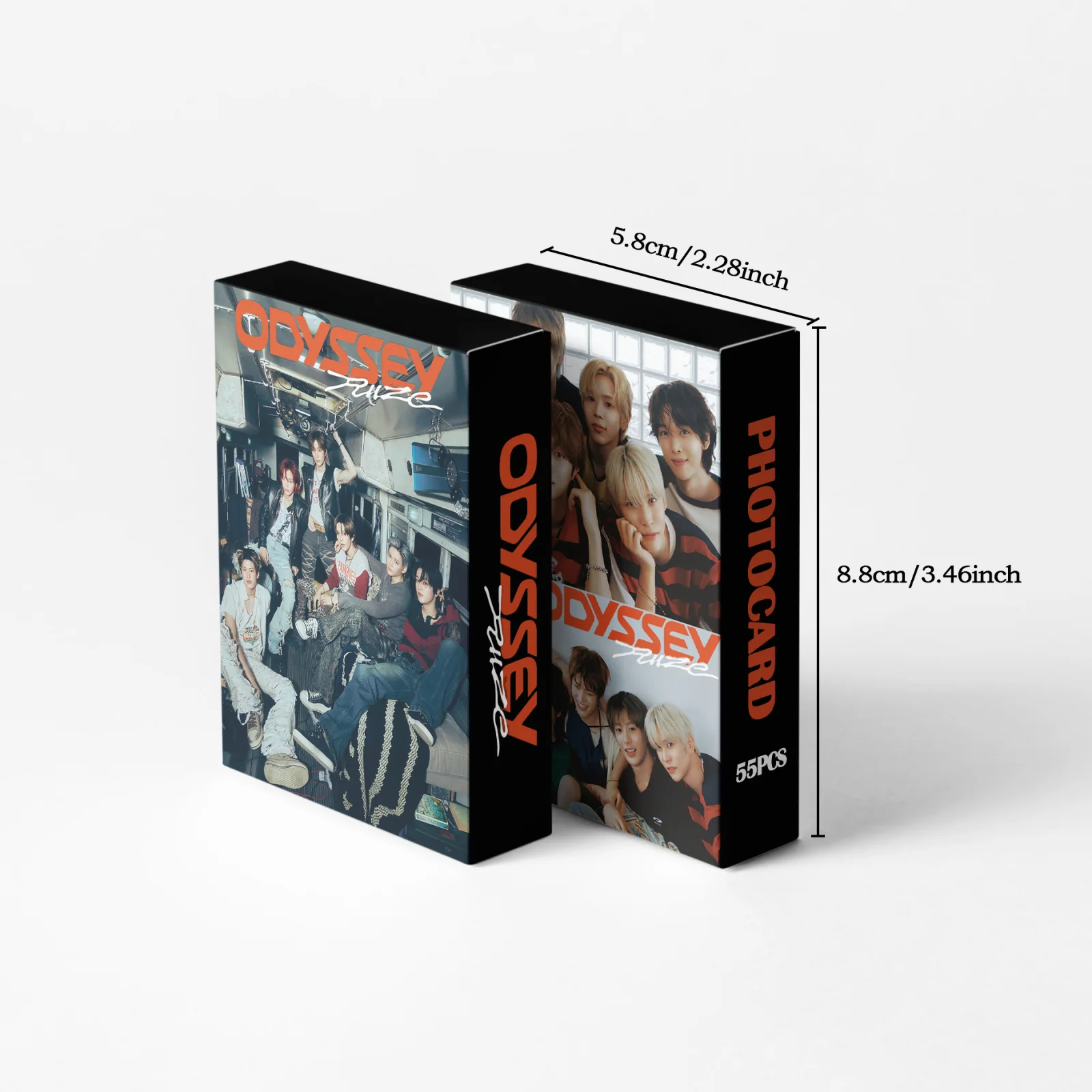 مجموعة من بطاقات الصور الفوتوغرافية من RIIZE Jimmy مكونة من 55 قطعة من ODYSSEY Impossible Lucky الرسمية K-POP Merch Trading LOMO مجموعة مروحة هدية توصيل سريع