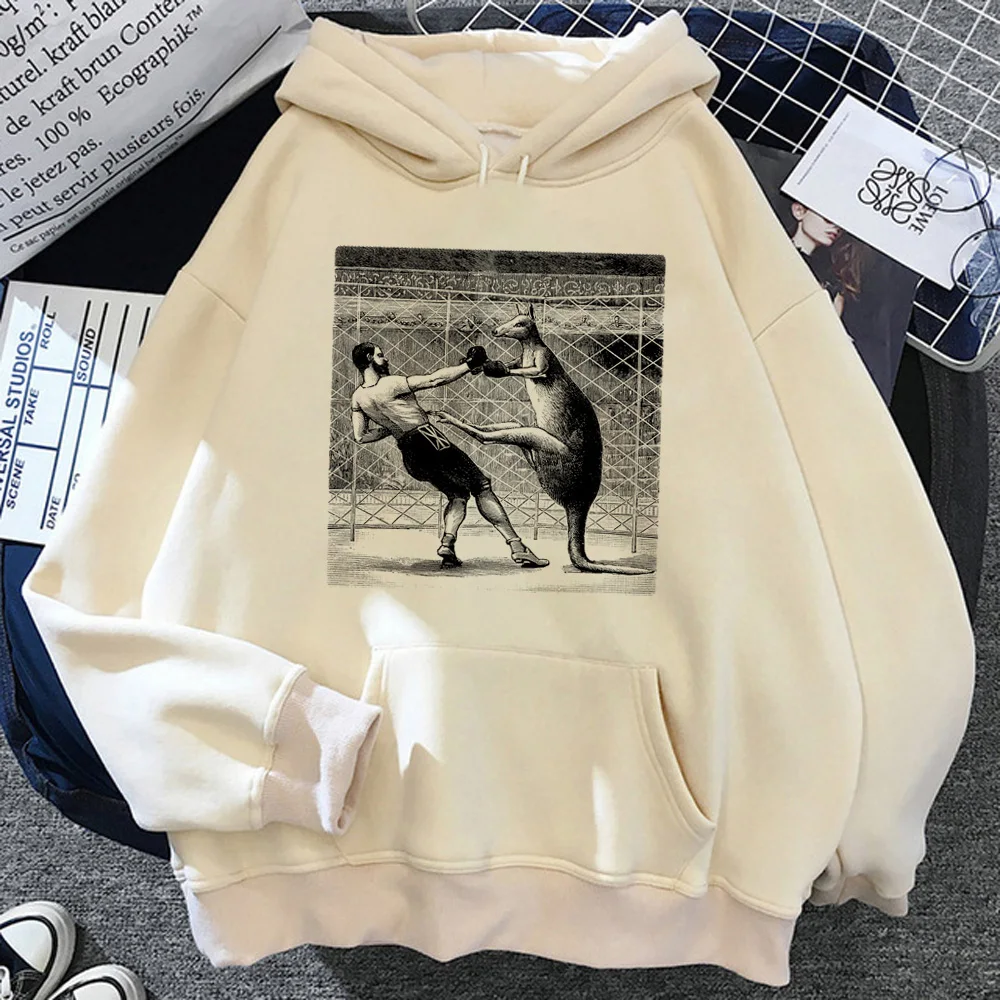 

Boxing hoodies women aesthetic funny vintage pulls women Kawaii clothes