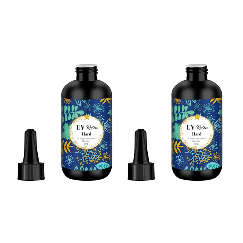 

AG-2X UV Resin 200G Transparent Ultraviolet Curing Clear Hard Type Resin, Solar Cure Resin For DIY UV Resin Jewelry Making