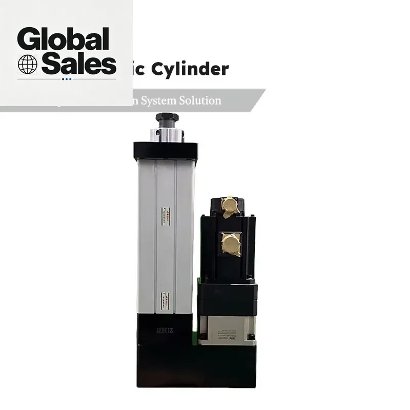 High Speed 3mm/s Mini Electric Cylinder 1500N 3500N Smooth Lifting Electric Folding Actuator with Servo Motor PLC Program