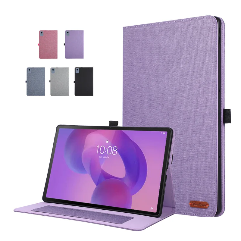 Funda para Lenovo Idea Tab Plus 12,1, Funda tb361fu tb365fc de tela suave con tapa y soporte para tableta, Funda para Lenovo Idea Tab Plus de 12,1"