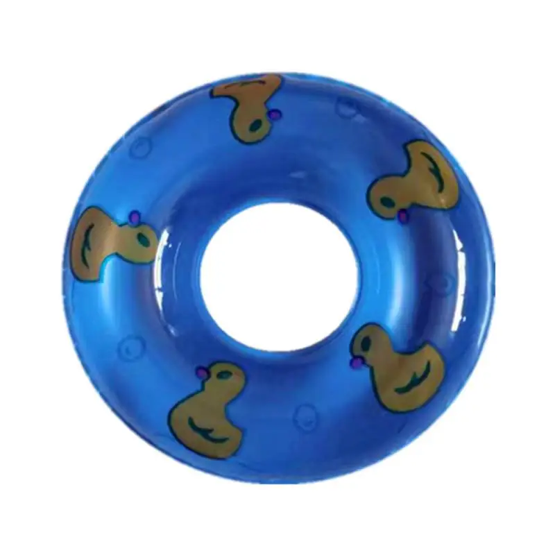 Kids Mini Donuts Swim Ring Bath Toy Summer Fun Swimming Pool Accessory Float Ring Toys For Rubber Ducks Doll Inflatable Bath Toy