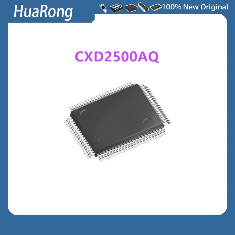 2Pcs/Lot  CXD2500AQ CXD2500 QFP80