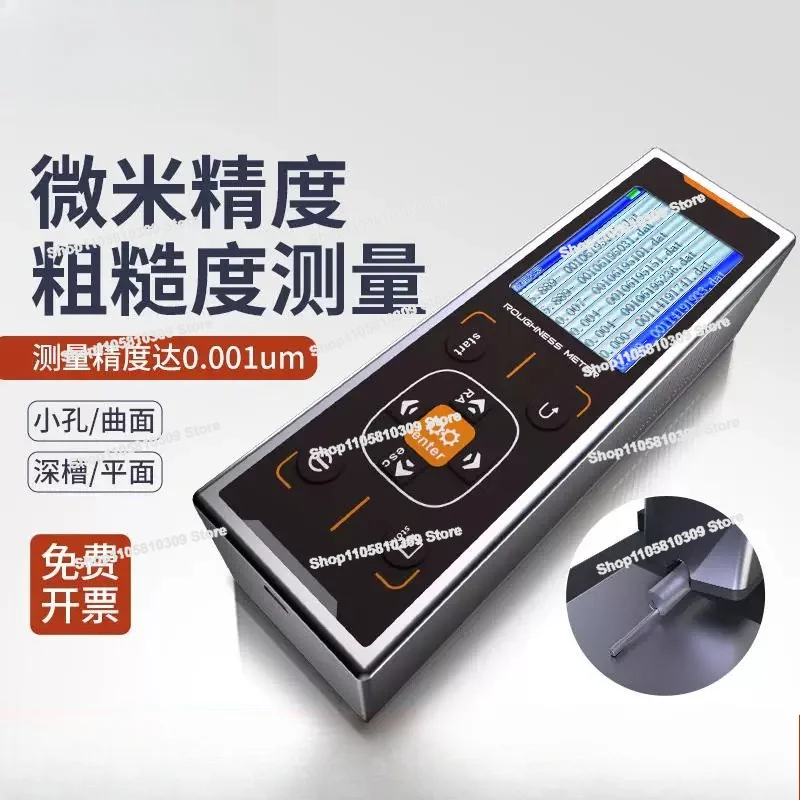 Roughness Tester Finish Metal Profile Roughness Detection, High Precision Portable Surface Roughness Tester