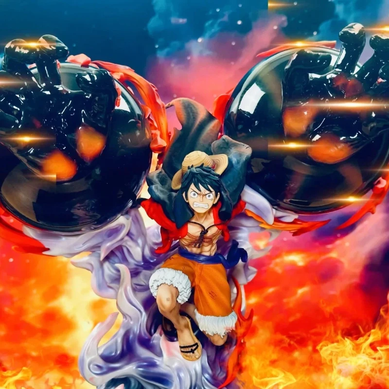 

One Piece Luffy Gear 3 Grizzly Magnum, новая фигурка 20 см, аниме-игрушка из ПВХ с увеличенными деталями на руку, Коллекционная модель, подарок для фанатов