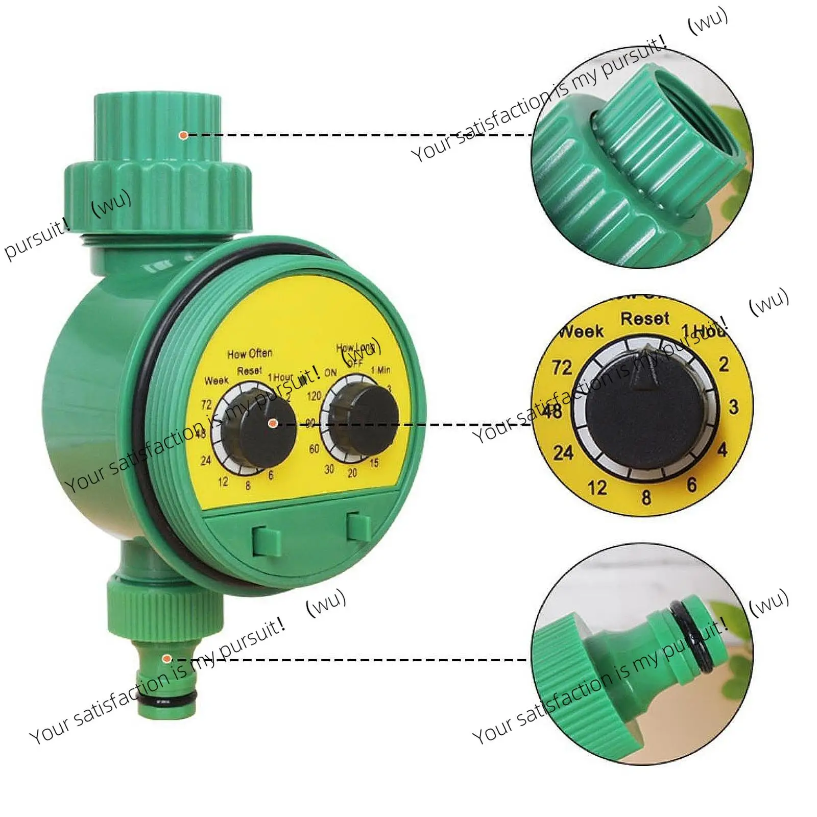 Irrigation Timer Professional Easy to Read Knob Type Irrigation Controller Sprinkler Controller for Yard Garden Patio Home Lawn