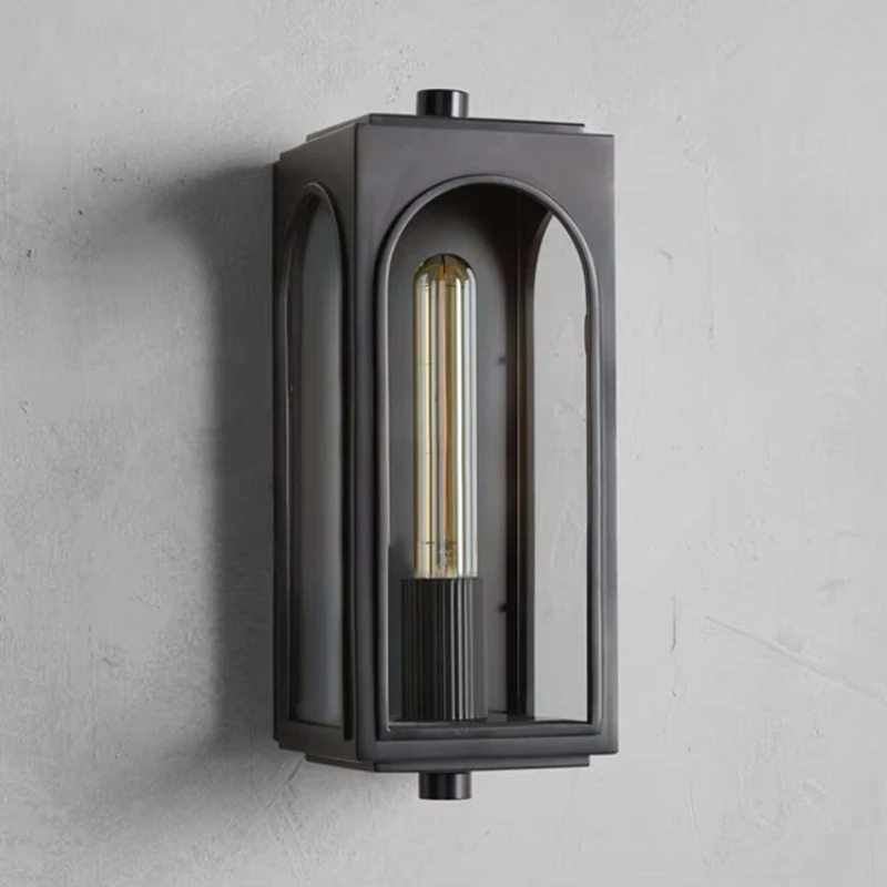 American Modern Wall Light Steel Decorative Emitting Diode Outdoor Wall Light