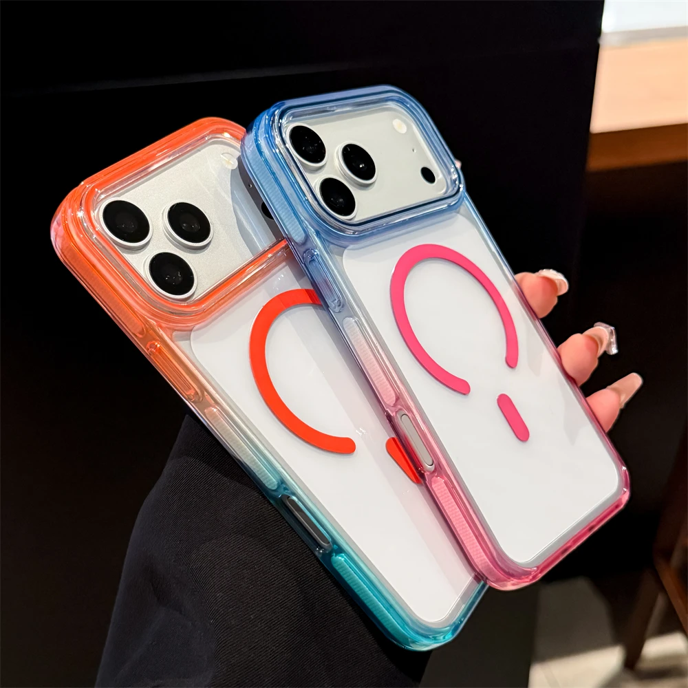 Градиентный прозрачный магнитн – обзор и цена Gradient Color Case