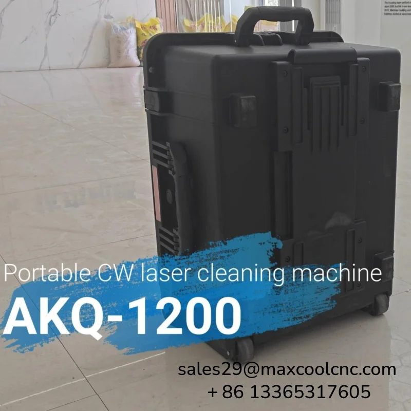 1200W Portable Laser Cleaning Machine Suitcase Type Continuous Laser Rust Removal Weld Cleaner for Metal Surface