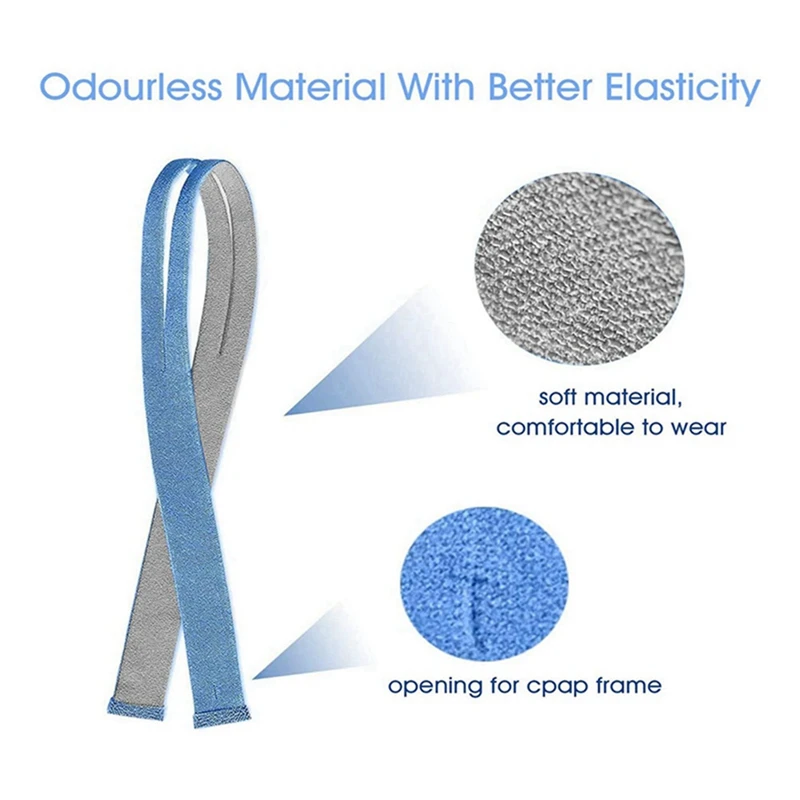 جديد-12 قطعة استبدال القبعات ل Resmed Airfit P10 وسادة الأنف CPAP قناع الأشرطة مع 6 مقاطع التعديل