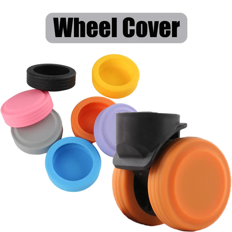 

Suitable For Luggage Wheels Rubber Sleeve Wheel Cover Protective Cover Luggage Accessories silent Anti-slip Wear-resistant