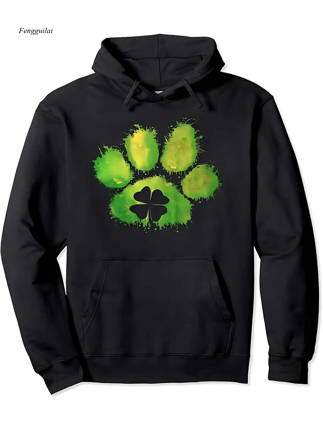 국립 개의 날 후드 스웨트셔츠 캐주얼 코튼 후드 스웨트셔츠 풀오버 스웨트셔츠