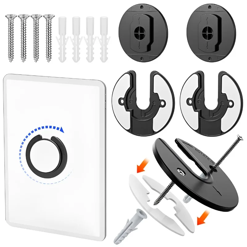 Router Tablet Wall Holder Mount Adjustable 90 Degrees Rotating Tablet Holder for iPad Kindle Universal Tablet Support Bracket