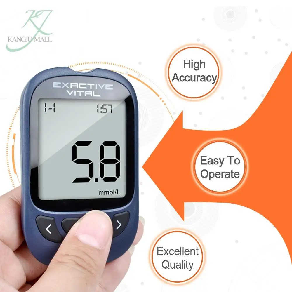 Microtech Medical Blood Glucose Meter Set Blood Sugar Detection Glucometer Strips Diabetes There Are Tape Codes Mmol