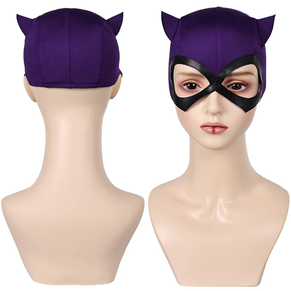 Selina Cosplay Fantasy Adult Women Mask Movie Female Superhero Kyle Disguise Costume Accessories Roleplay Fantasia Props