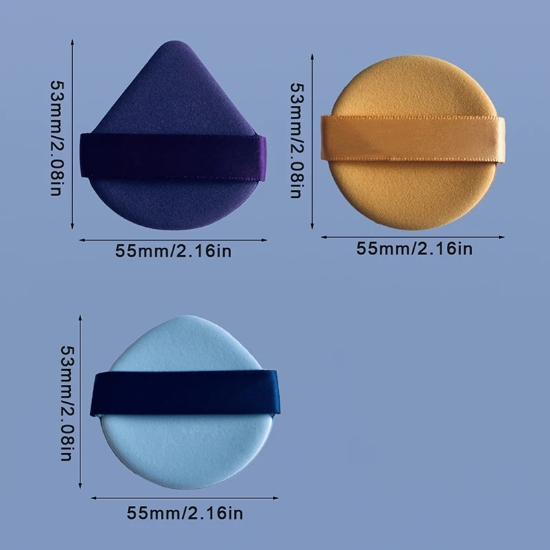 1/3Pcs Powder Puff Mini Face Makeup Sponge Cosmetics Soft Cotton Face Powder Puff Washable sponge Makeup Puff Tools