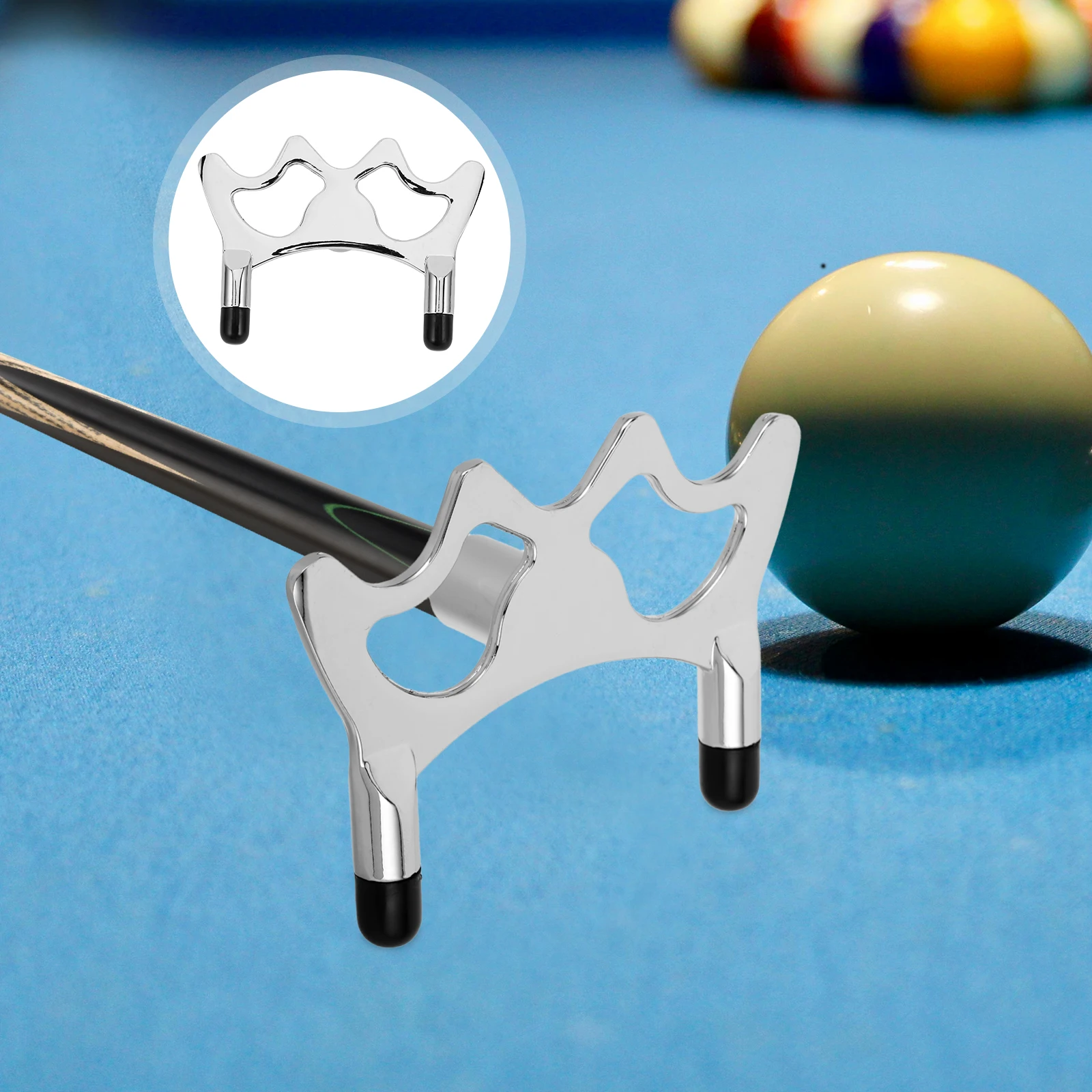 

Adjustable Pool Cue Bridge Head Shaft Extension Support For Billiards Snooker Accessories Durable Zinc Alloy Stick Rest Holder