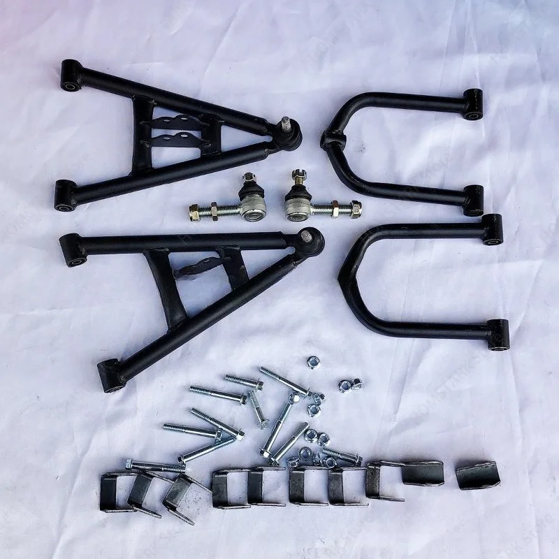 ATV Beach Buggy Modify Accessory Upper & Lower Swing Arm With Ball Joint For 4‑Wheel DIY Go‑Kart Front Suspension Spare Part