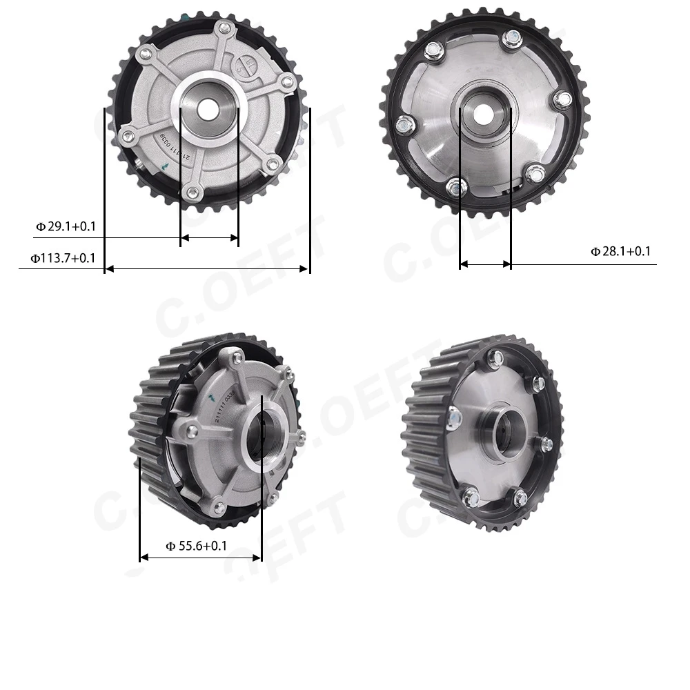 Camshaft Dephaser Pulley Gear 8200782671 8200539619 For Renault Clio Megane Scenic Espac Laguna 1.8 2.0 16V