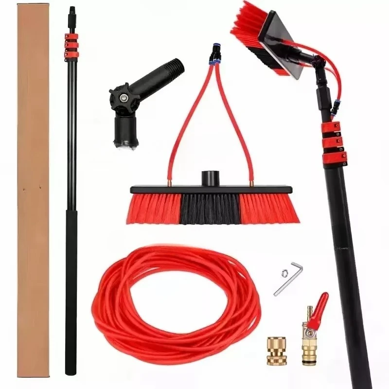 Suitable For Carbon Fiber Telescopic Rod Solar Panel Photovoltaic Panel Cleaning Tool Brush Multifunctional Cleaning Brush Brush