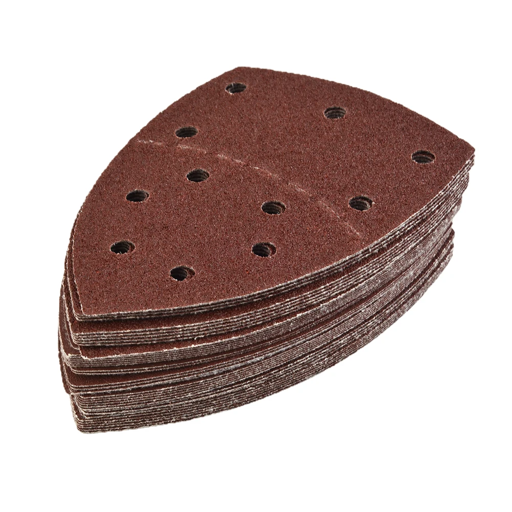 40PCS Triangular Sanding Disc 140mm*100mm Sander Sandpaper Abrasive Tools For Sanding ,Grit 60 80 120 240