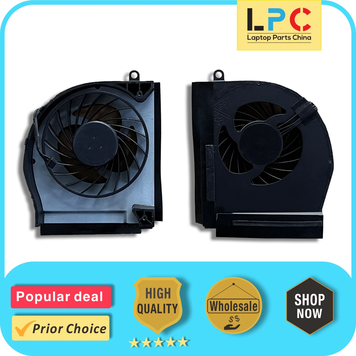 For HP ZBOOK 17 G1 G2 CPU Cooling Fan 735373-001 New Original Laptop Cooler Radiator Heat Sink