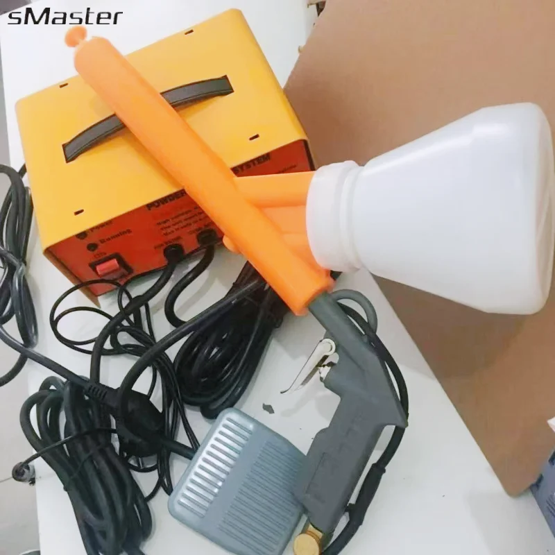 Portable Manual Spray Gun Electrostatic Spray Powder Coating Gun  Sheet Metal Shell Small Spraying Equipment  Molding Machine