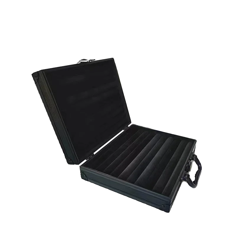 Lockable Trading Card & Jewelry Display Storage Case With Handle Spacious Collectibles Display Cabinet
