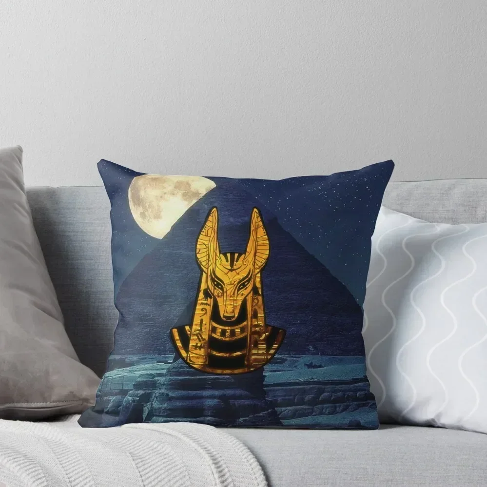 

God Anubis Throw Pillow Custom Cushion Photo Sofa Decorative Covers Cushion Child Christmas Throw Pillows Covers pillow