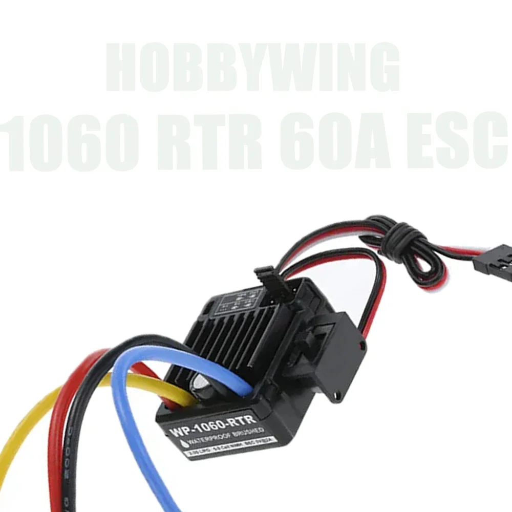 Hobbywing Quicrun WP-1060-RTR 2-3S 60A Waterdichte Geborsteld ESC W/BEC 6 V/3A voor 1/10 RC Tamiya Traxxas Redcat HPI RC Auto Onderdelen