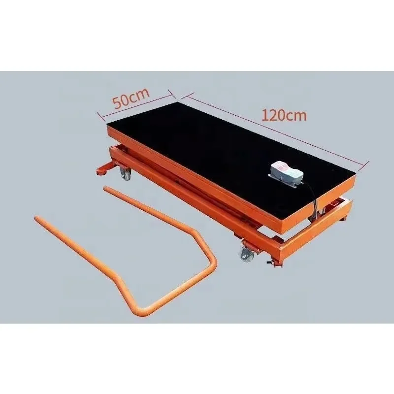Xiangyin تعمل بالقدم المنقولة الكهربائية الهيدروليكية رفع الحصان البراز الديكور خاص جدار التجصيص بلاط عربة مسطحة
