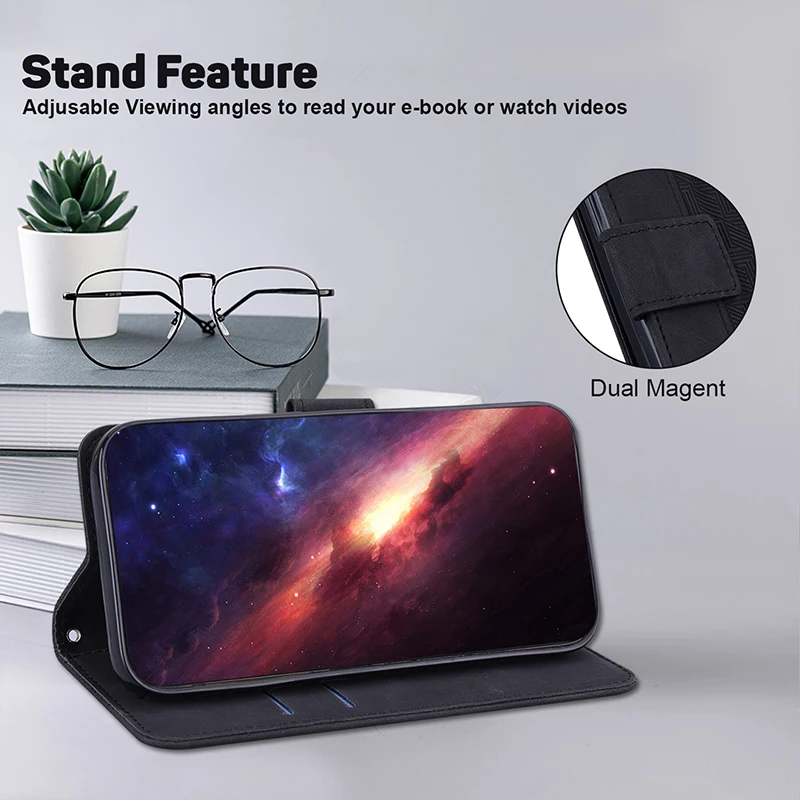Stand Flip Wallet Case für Samsung Galaxy A57 A56 A55 A54 A53 A52S A42 A35 A36 A37 A34 A33 A32 4G 5G Leder Schutzhülle – Detail 37