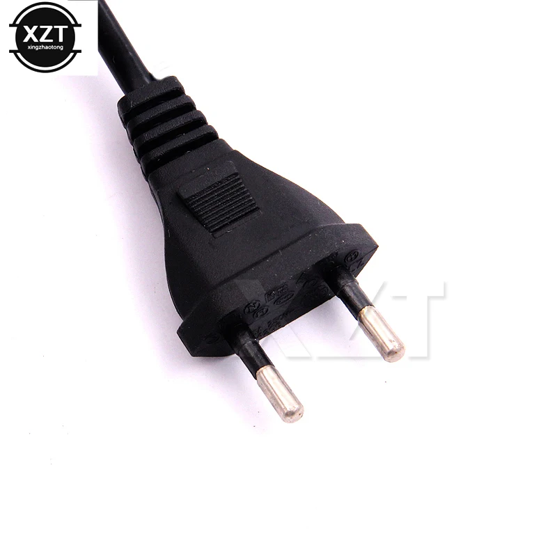 

1pcs New Arrival Europe European EU plug power supply Cable 2-prong 2 power outlet Cord IEC 320 IEC320 C7 for Laptop Notebook