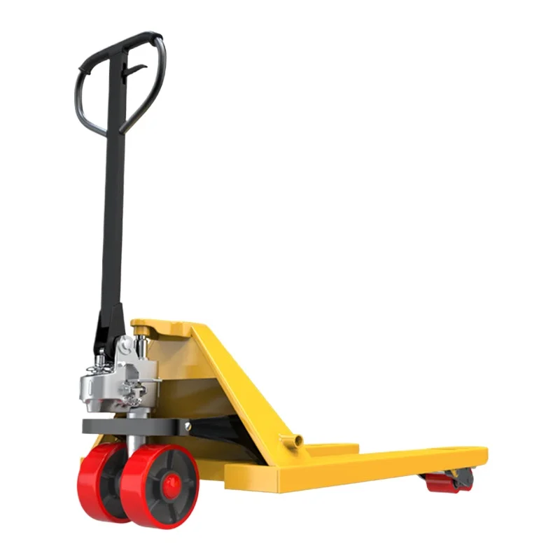 

Manual forklift ground cattle 1 ton 2 tons 3 tons 5T hydraulic forklift pallet loading and unloading truck warehouse trolley oil