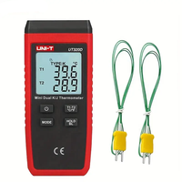 UT320A UT320D UNI-T Single Double Channels Contact Digital Thermometers with K Type Temperature Probe