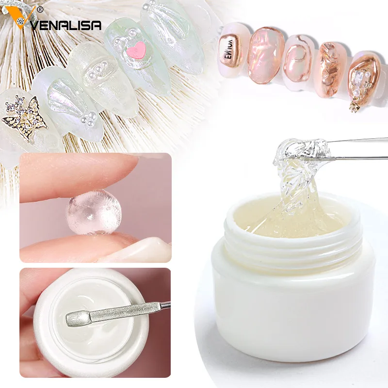 Venalisa Stereo Schnitzen Gel 5D Modellierung Skulptur Transparente Farbe PVC Gel Weichen Ring Design Tränken Weg Vom UV LED Nagel Maniküre – Detail 4