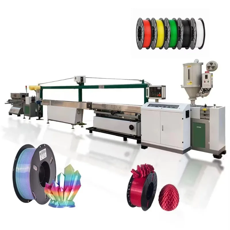 3D Consumables Extrusion Machine High Output Stable Extrusion Automatic Diameter Control PETG