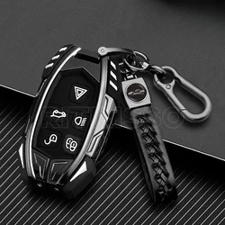 Funda de aleación para llave remota de coche, carcasa Fob para Land Rover, Range Rover, Sport, Evoque, Freelander, Jaguar XF, XJ, XE, XJL, XF