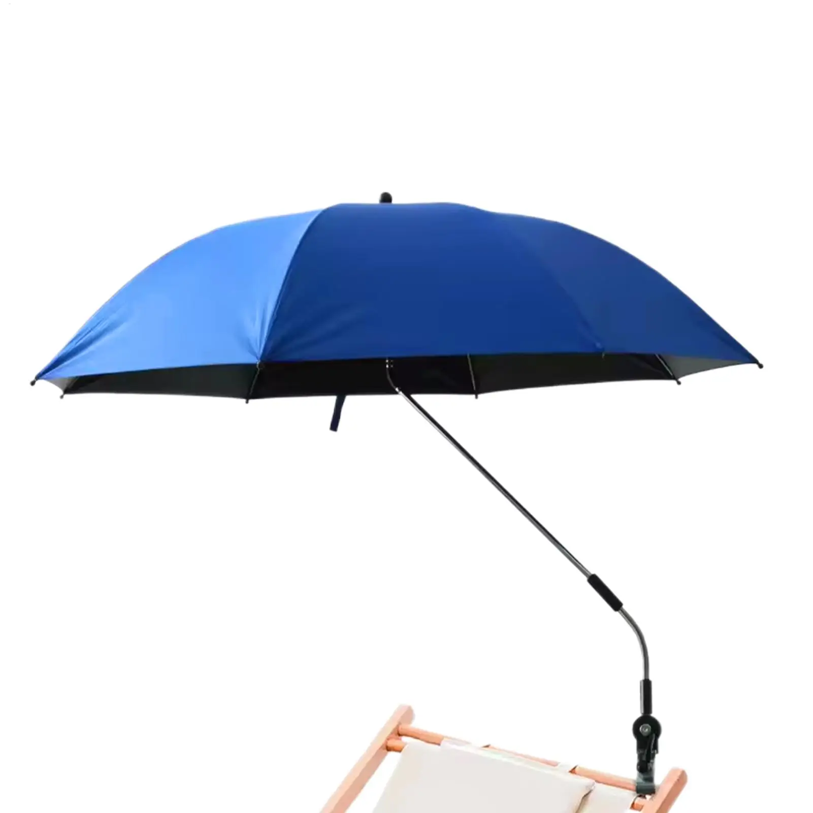Outdoor Beach Sun Shade Umbrella Chair Parasol Gear Sun Protection Umbrella With Clip Portable Travel Sunshade for Sand Pool